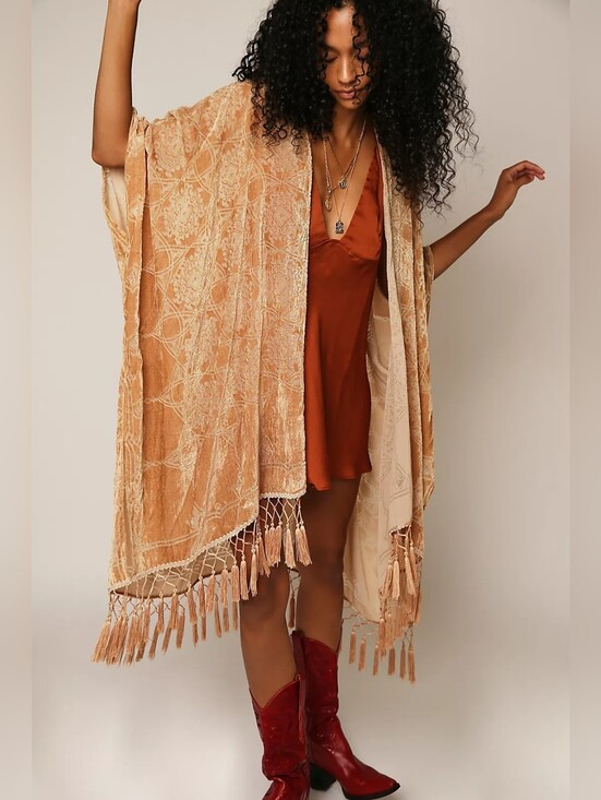 Free People Accessories - Rare Free People Kaleidoscope Kimono Duster
